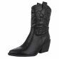 Damen Western- & Bikerboots - blackpu Gr. 39