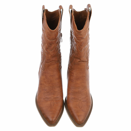 Damen Western- & Bikerboots - camelpu
