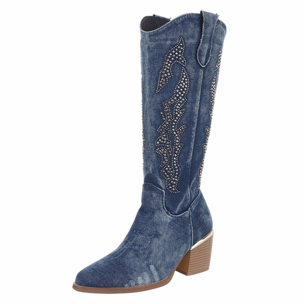 Damen Western- & Bikerboots - djeans Gr. 37