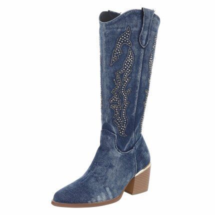 Damen Western- & Bikerboots - djeans Gr. 38