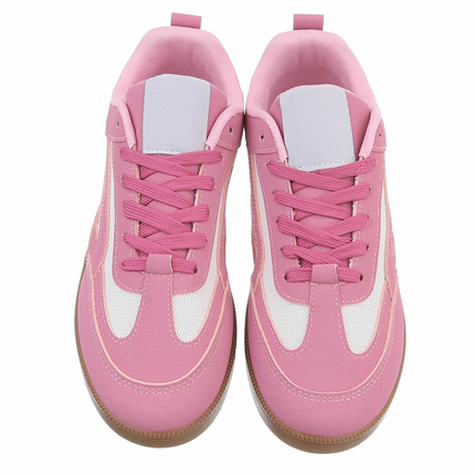 Damen Low-Sneakers - fuchsia