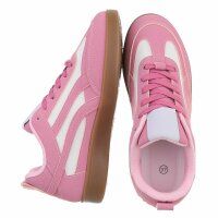 Damen Low-Sneakers - fuchsia