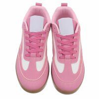 Damen Low-Sneakers - fuchsia