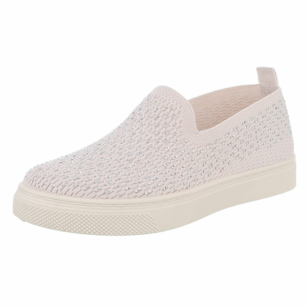 Damen Slipper - beige Gr. 38