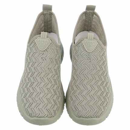Damen Low-Sneakers - beangreen