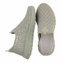 Damen Low-Sneakers - beangreen