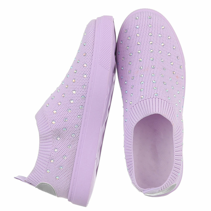 Damen Low-Sneakers - ltpurple