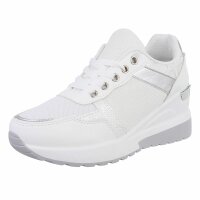 Damen Keilabsatz-Sneakers - white