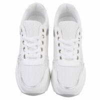 Damen Keilabsatz-Sneakers - white
