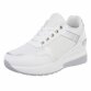 Damen Keilabsatz-Sneakers - white Gr. 38