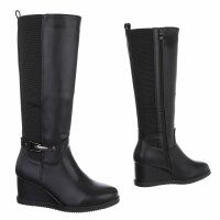 Damen High-Heel Stiefel - black