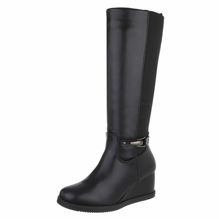 Damen High-Heel Stiefel - black Gr. 38