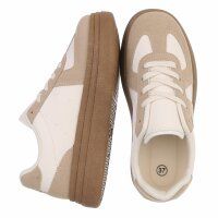 Damen Low-Sneakers - apricot