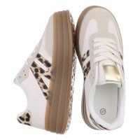 Damen Low-Sneakers - beige