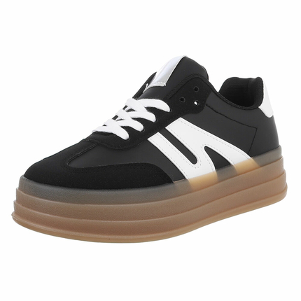 Damen Low-Sneakers - black Gr. 38