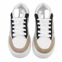 Damen Low-Sneakers - gold
