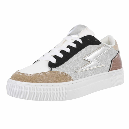 Damen Low-Sneakers - gold Gr. 37