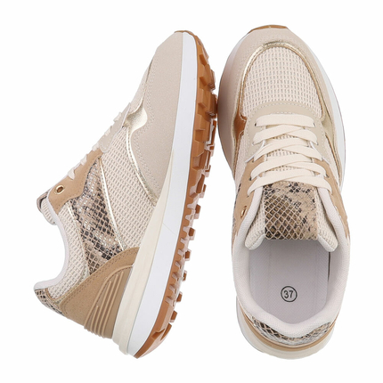 Damen Low-Sneakers - snake