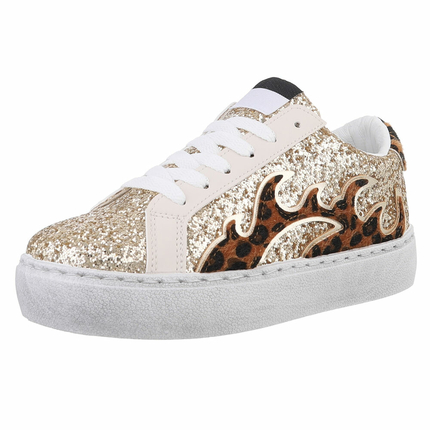 Damen Low-Sneakers - gold Gr. 36