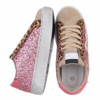 Damen Low-Sneakers - leopard