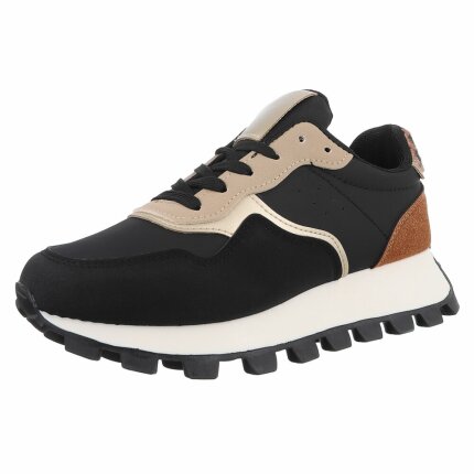 Damen Low-Sneakers - black Gr. 41