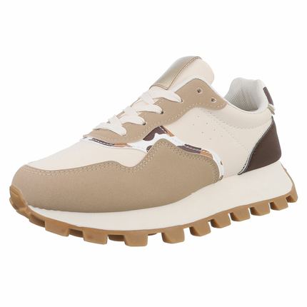 Damen Low-Sneakers - khaki Gr. 41