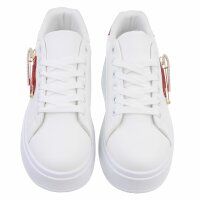 Damen Low-Sneakers - red