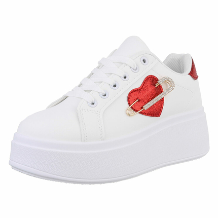 Damen Low-Sneakers - red Gr. 41