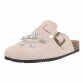 Damen Pantoletten - beige