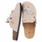 Damen Pantoletten - beige