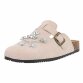 Damen Pantoletten - beige Gr. 41