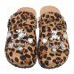 Damen Pantoletten - leopard