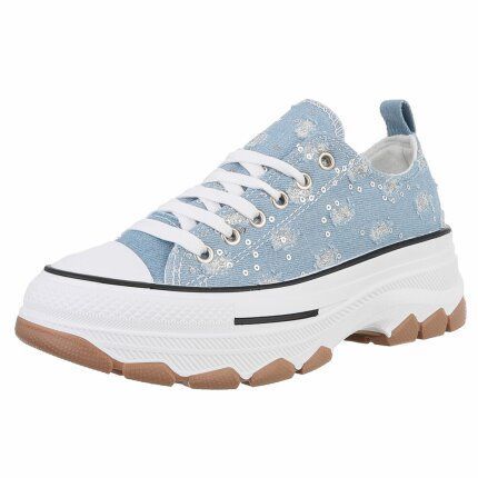 Damen Low-Sneakers - blue Gr. 41
