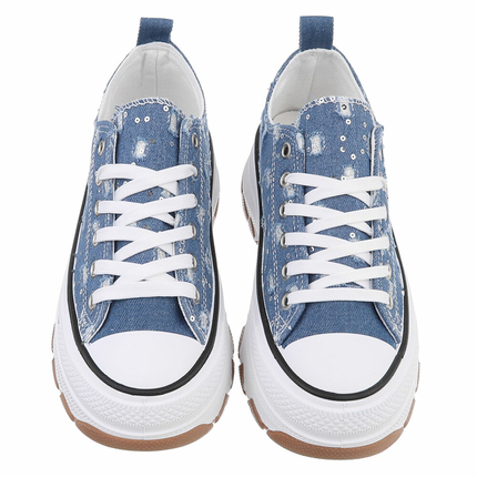 Damen Low-Sneakers - dblue