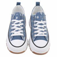 Damen Low-Sneakers - dblue