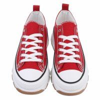 Damen Low-Sneakers - red