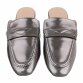 Damen Pantoletten - gunmetal