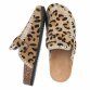 Damen Pantoletten - leopard