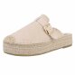 Damen Pantoletten - beige Gr. 40