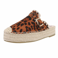 Damen Pantoletten - leopard