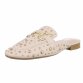 Damen Pantoletten - beige Gr. 39