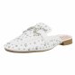 Damen Pantoletten - white - 12 Paar