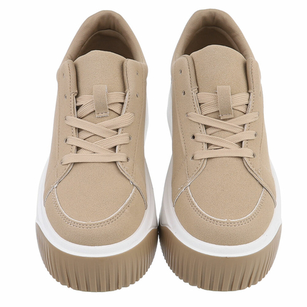 Damen Low-Sneakers - khaki