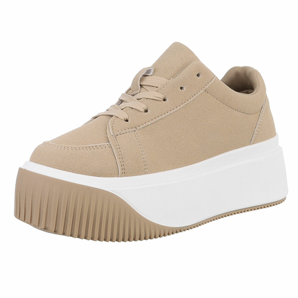 Damen Low-Sneakers - khaki Gr. 38