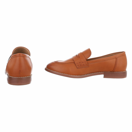 Damen Slipper - camel