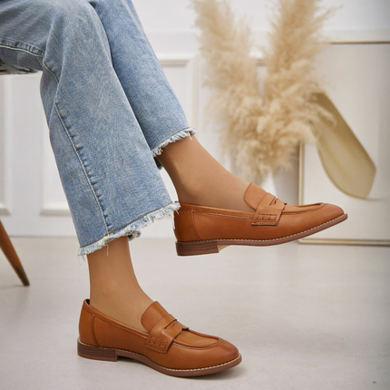 Damen Slipper - camel