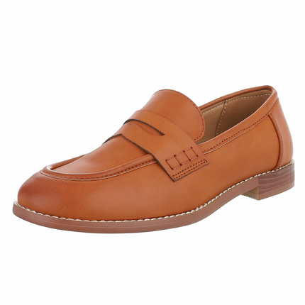 Damen Slipper - camel Gr. 36
