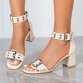 Damen Sandaletten - beige