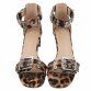 Damen Sandaletten - leopard