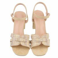 Damen Sandaletten - beige